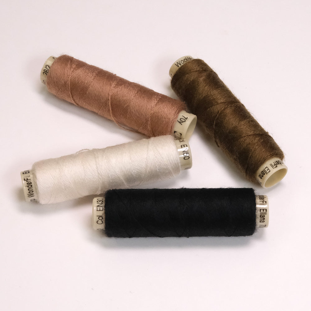 Wonderfil Ellana & Hand Dyed Wool | Piece O' Cake Designs