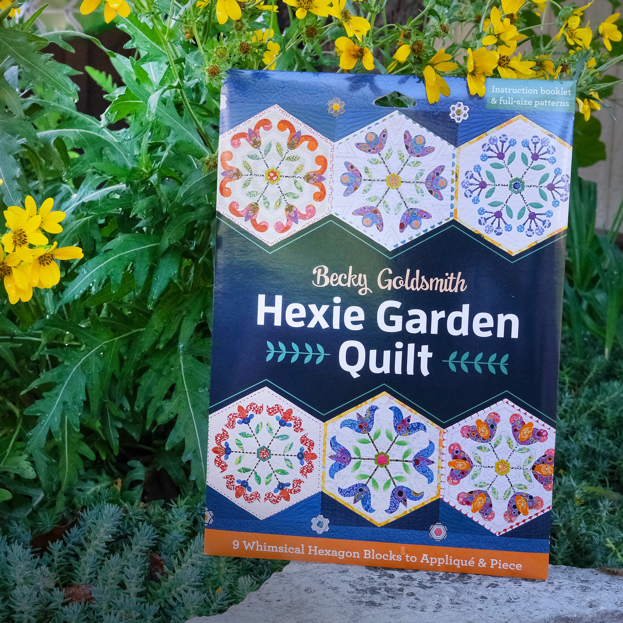 Hexie Garden Quilt - Digital Download