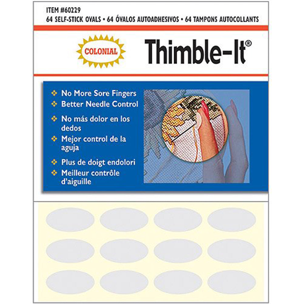 Adhesive Leather Thimble Pad by Colonial