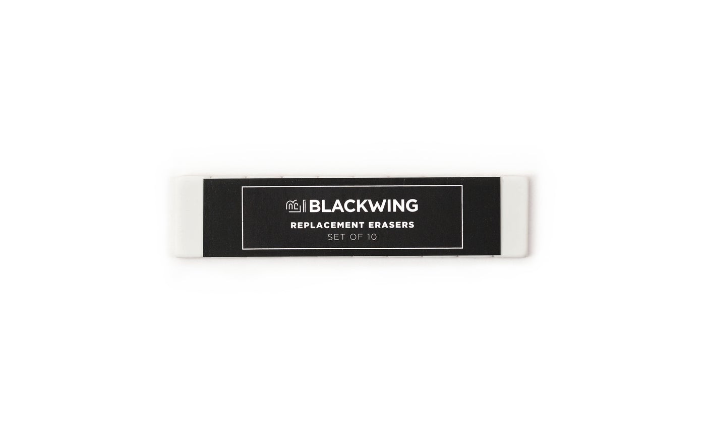 Blackwing Replacement Erasers 10ct in White