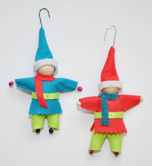 Perky Elf Ornament Free Digital Download