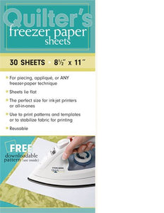 Quilter's Freezer Paper Sheets 30ct