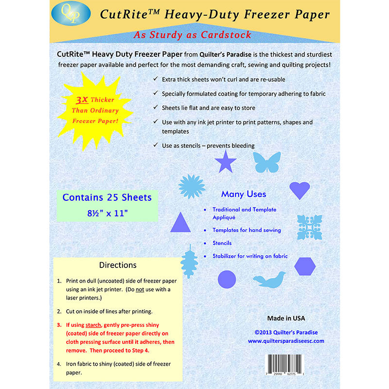 CutRite Heavy Duty Freezer Paper 25ct