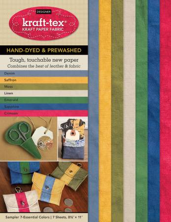 Kraft-Tex - Set of 7 Hand-Dyed Designer Sheets