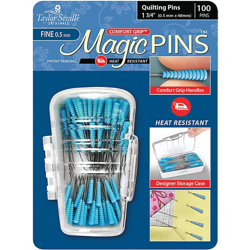 Magic Pins - Fine Quilting - 100ct by Taylor Seville