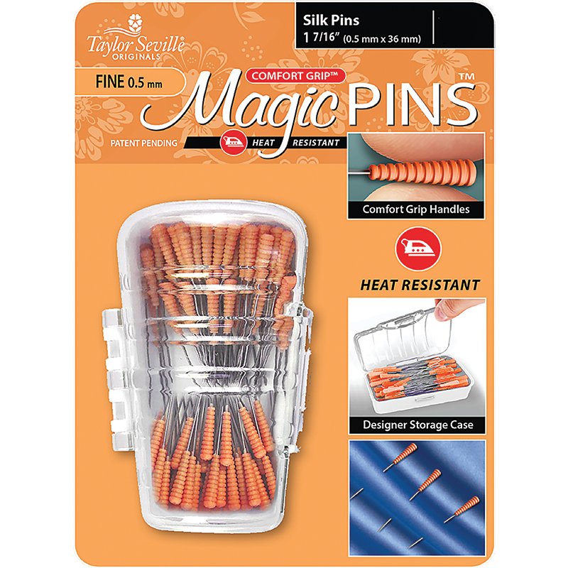 Magic SILK Pins - Fine - 50ct by Taylor Seville