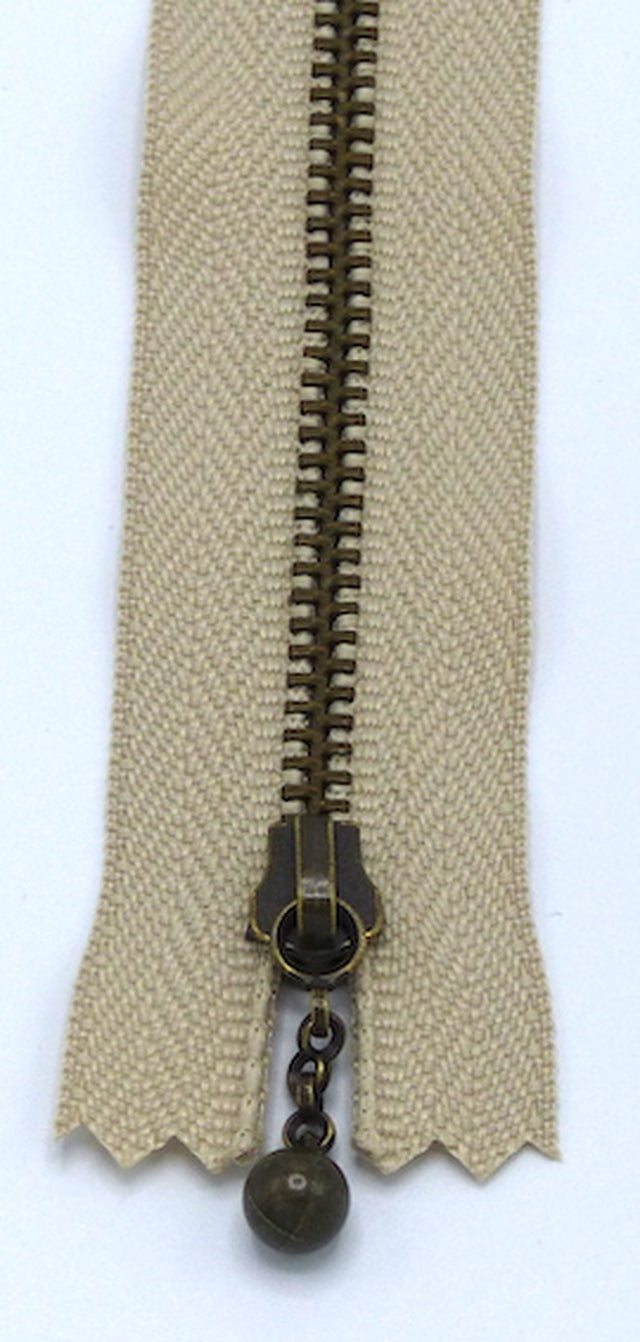 Ball & Chain Zippers - 3 Color Options